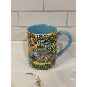 Disney Parks Magic Kingdom Matterhorn Tomorrowland Fantasyland Map‎ Coffee Mug